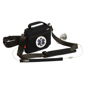 Czarna torba LVAD na zestaw HeartMate